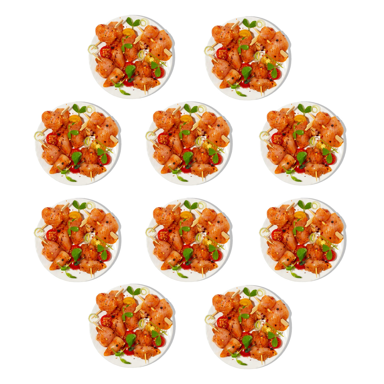 Diced Chicken Breast in a Piri Piri Marinade 10 x 225g
