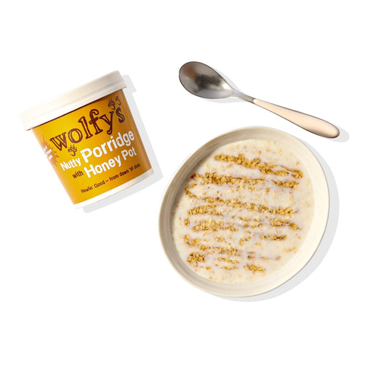 Wolfy Nutty Porridge with Honey Pot 92g