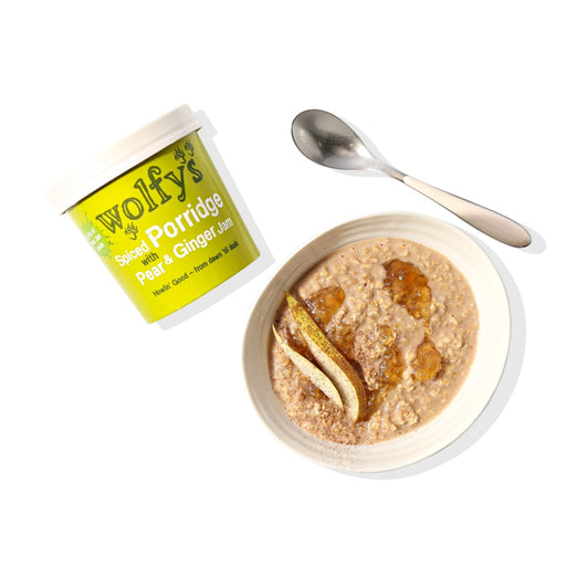 Wolfy Spiced Porridge with Pear and Ginger Pot 92g