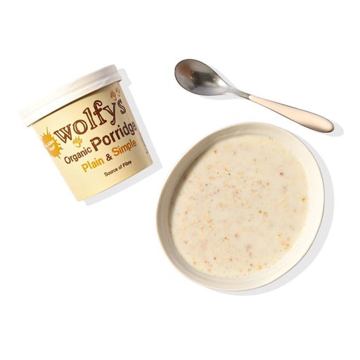 Wolfy Organic Plain and Simple Porridge 60g