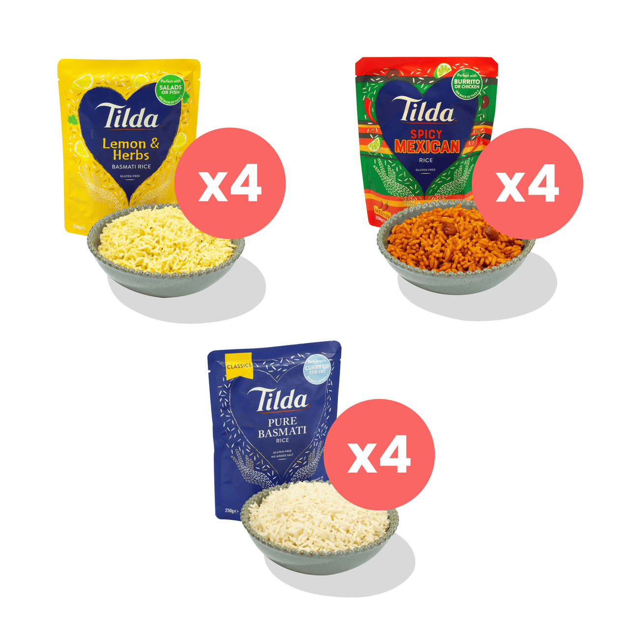Tilda Rice - 12 x 250g
