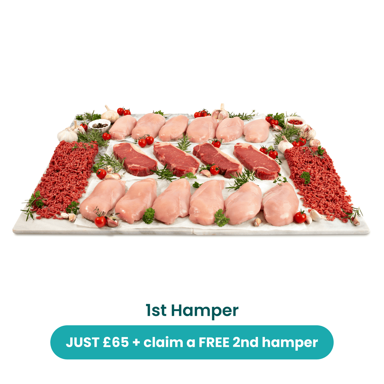 Buy one hamper + get one FREE